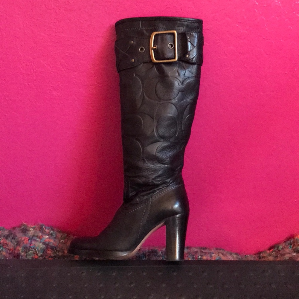 COACH leather boots